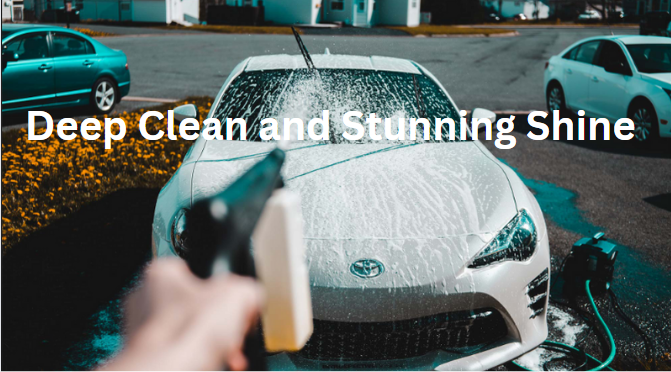 For an even rinse, use a hose or pressure washer. Start from the top of the vehicle and work your way down to ensure that all dirt and debris are thoroughly removed.